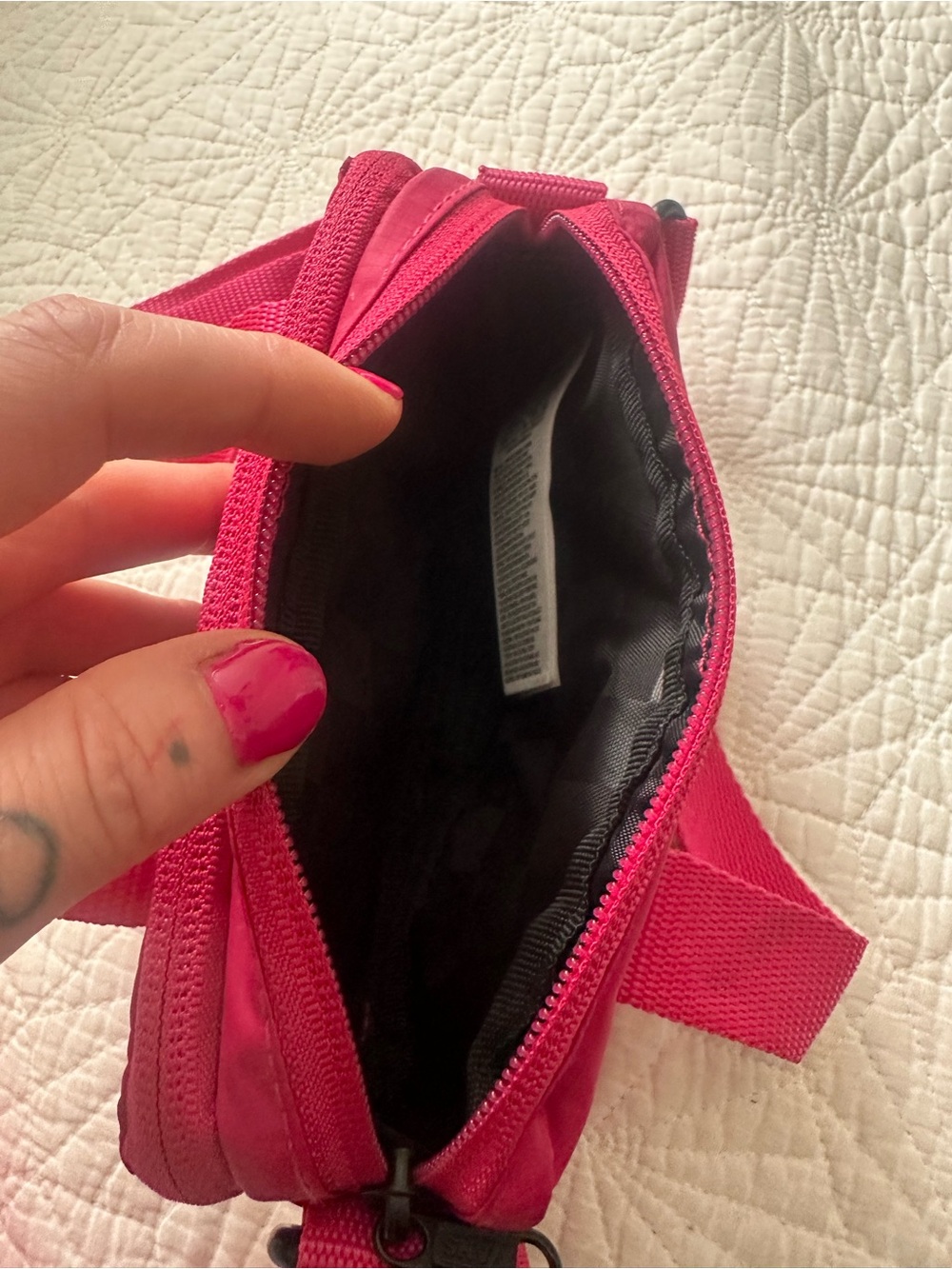 Vans Women‘s Pink Block Wallet Crossbody Bag - Picture 6 of 11